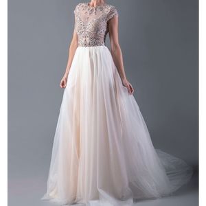 JOVANI CAP SLEEVE pageant wedding dress 8